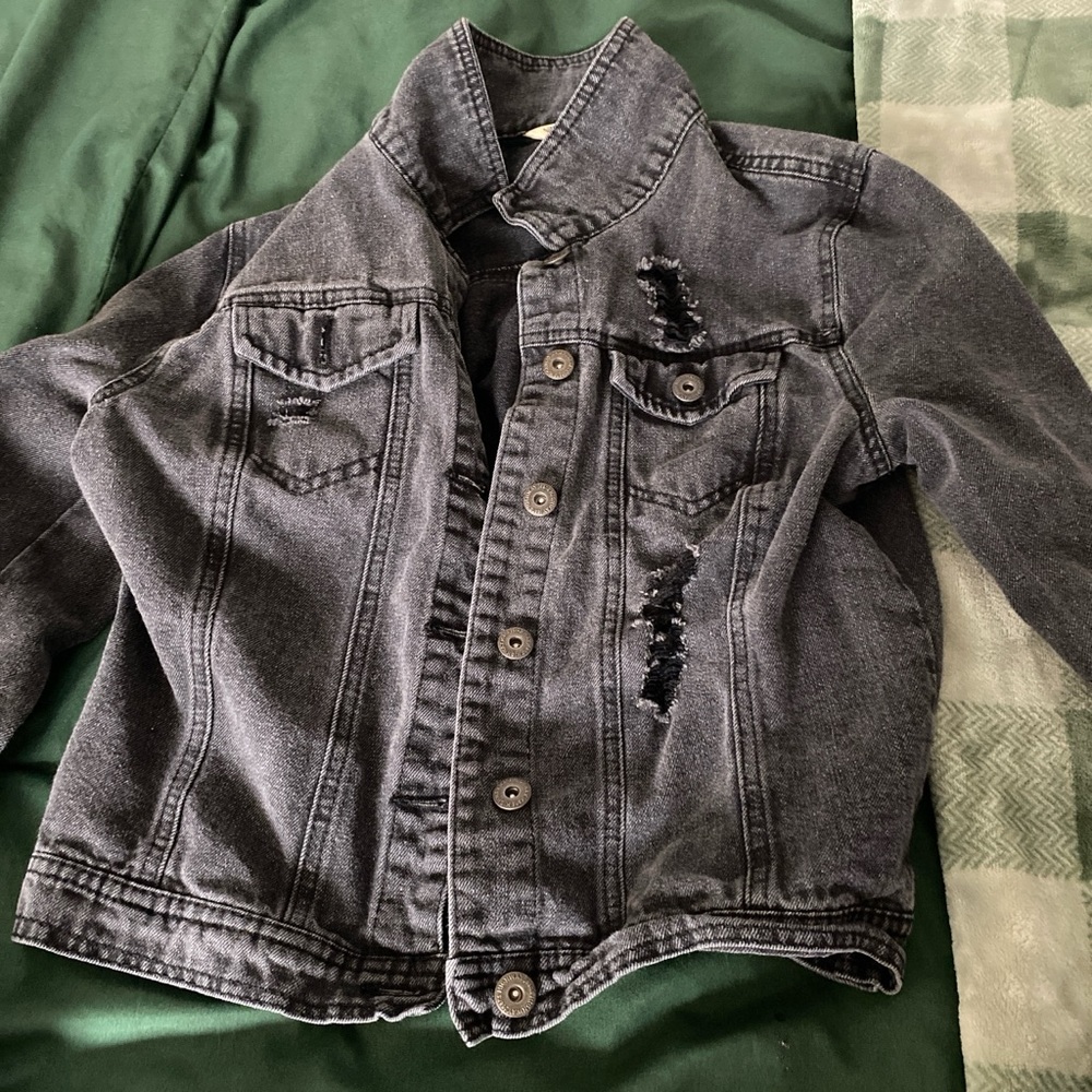 Black Jean Jacket